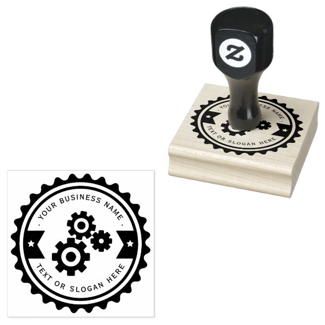 Mechaniker für berufliches Auto Gummistempel (Stempel)