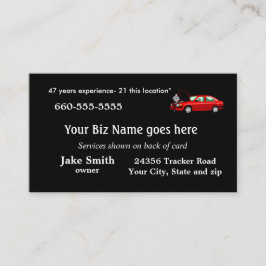 Mechaniker-Geschäft Card2- fertigen besonders an Terminkarte