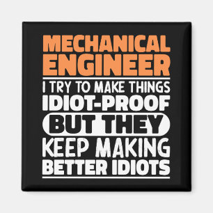 Mechaniker Ich versuche, die Dinge lustig zu mache Magnet