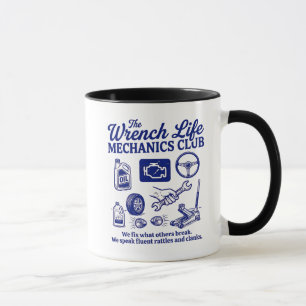 Mechaniker Lustiger Club Auto-Reparaturwerkstatt H Tasse