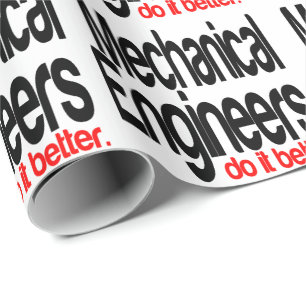 Mechaniker machen es besser geschenkpapier