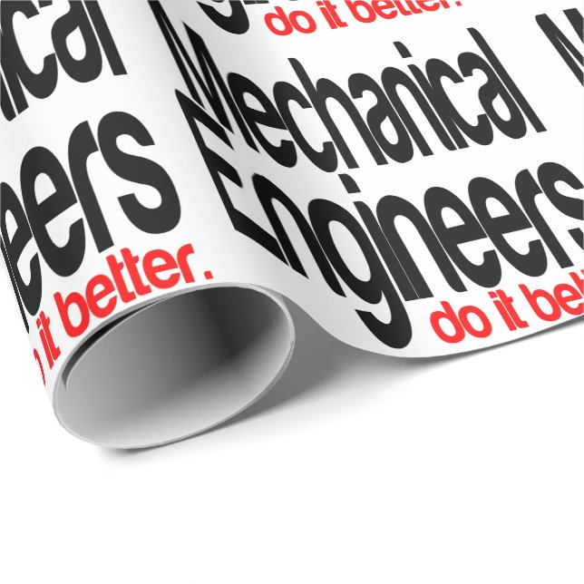 Mechaniker machen es besser geschenkpapier (Rolleneckpunkt)