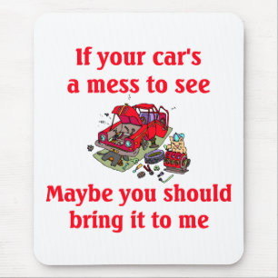 Mechaniker-Mausunterlage - besonders angefertigt Mousepad