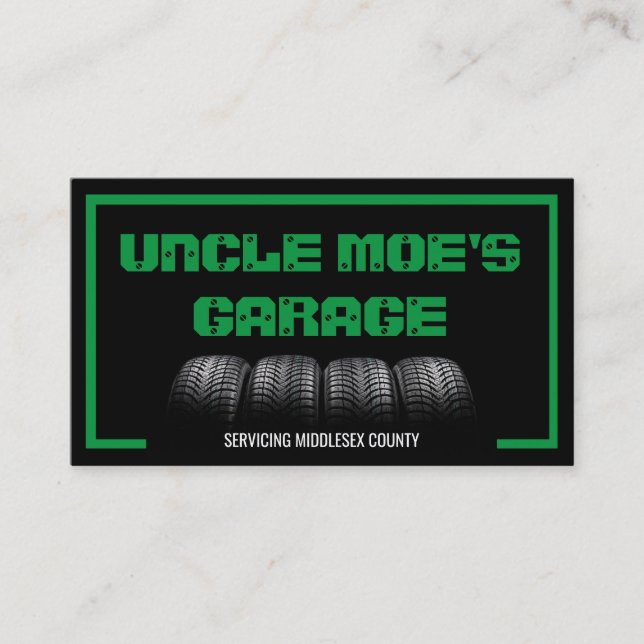 MECHANIKER-MOTORRAD-VISITENKARTE VISITENKARTE (Vorderseite)