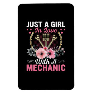 Mechaniker Nur ein Mädchen, das sich in einen Mech Magnet