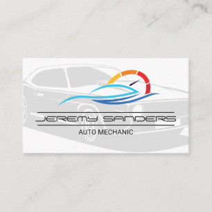 Mechaniker   PKW-Pflege   Autoersatzteile Visitenkarte