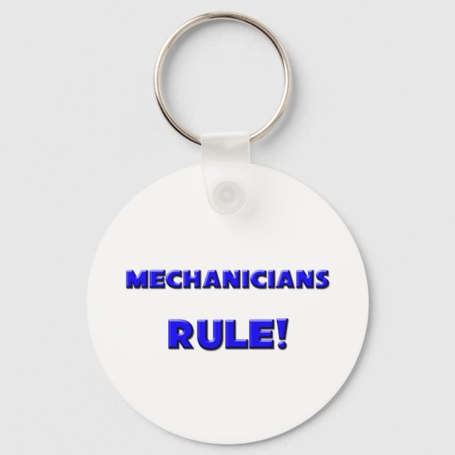 Mechaniker regieren! schlüsselanhänger (Vorderseite)