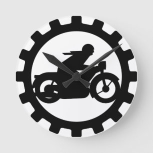 Mechaniker Runde Wanduhr