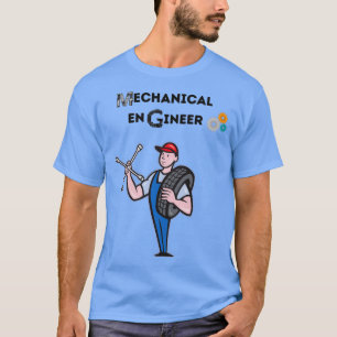 Mechaniker Schwarz-Weiß-Geschenk für T-Shirt