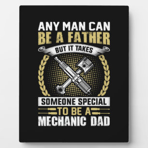 Mechaniker sei ein Mechaniker-Vater Fotoplatte