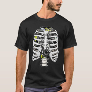 Mechaniker Skeleton Mechaniker für Kraftfahrzeuge T-Shirt
