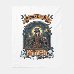 Mechaniker-Tag Hexen-Nacht Halloween Steampunk Fra Fleecedecke