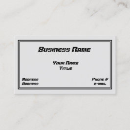 Mechaniker-u. Auto-Körper-Entwurfs-Geschäfts-Karte Visitenkarte