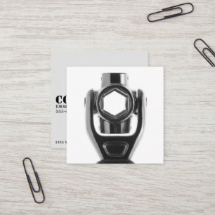 Mechaniker-u. Reparatur-quadratisches Quadratische Visitenkarte