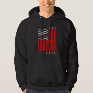 Mechaniker US-Flagge Tuning Auto Reparatur Mechani Hoodie