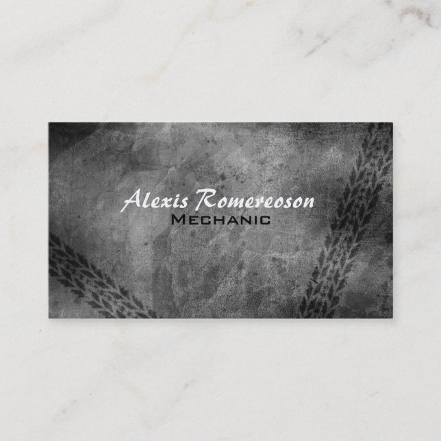 Mechaniker-Visitenkarten Visitenkarte (Vorderseite)