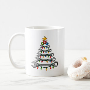 Mechaniker-Weihnachtsgeschenk-Schraubenschlüsselba Kaffeetasse