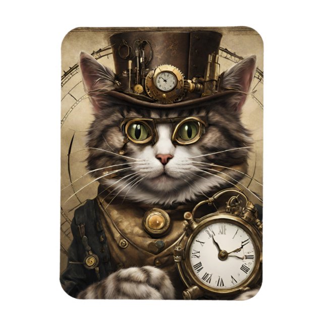 Mechanikerkatze Magnet (Vertikal)