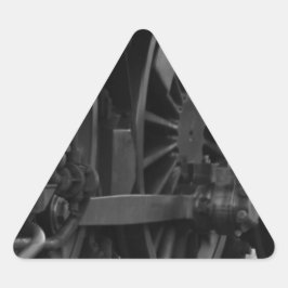 Mechanikschule für Lokomotive Dreieckiger Aufkleber