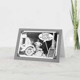 Mechanikwerkstatt , Vintag, Altfahrzeug und Mechan Karte