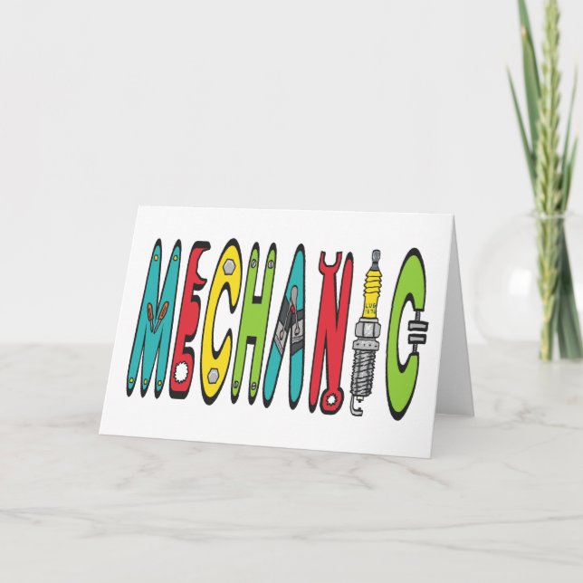 mechanisch karte (Vorderseite)