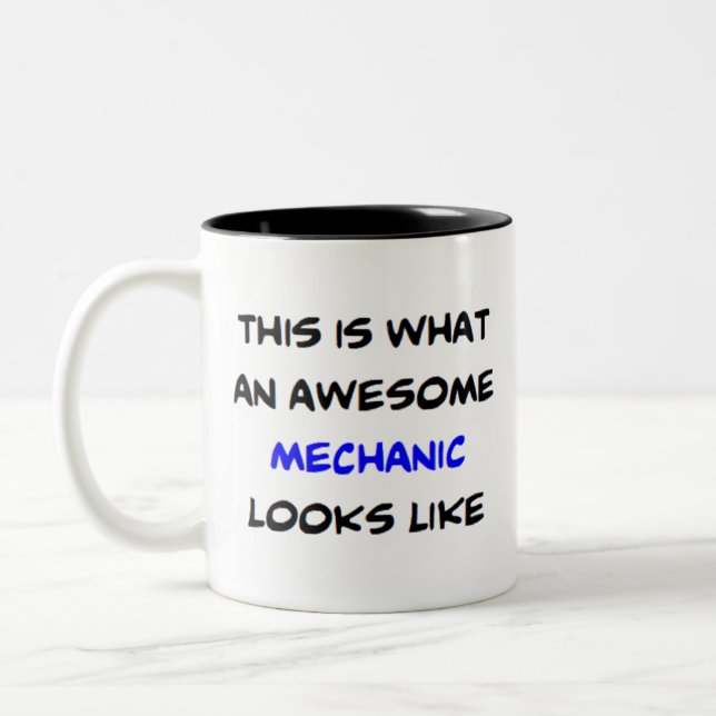 mechanisch, phantastisch zweifarbige tasse (Links)