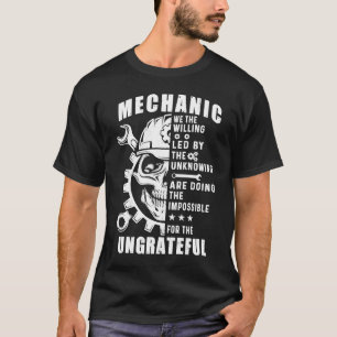 Mechanisch undankbar wir die Willenserklärung von  T-Shirt