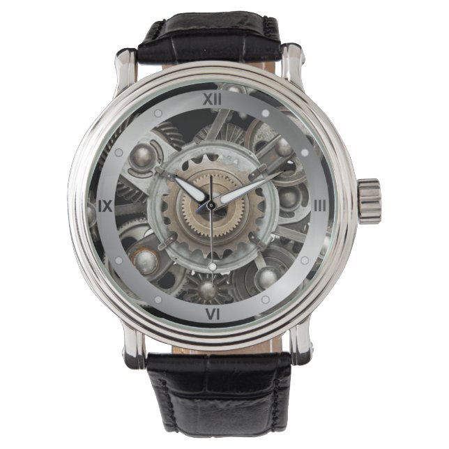 Mechanisch Vintage Ausführung Armbanduhr (Vorderseite)