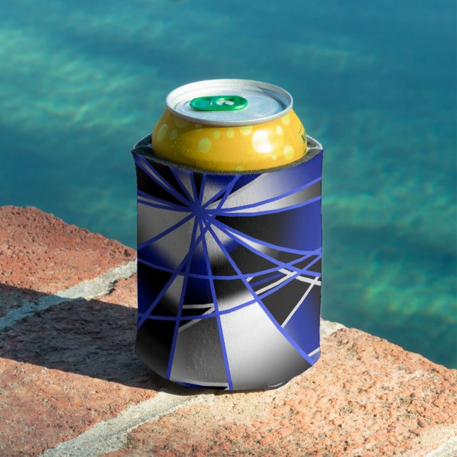 Mechanisch Zeichnend Mosaik mit blauer Farbenfüllu Dosenkühler (In Situ Pool)