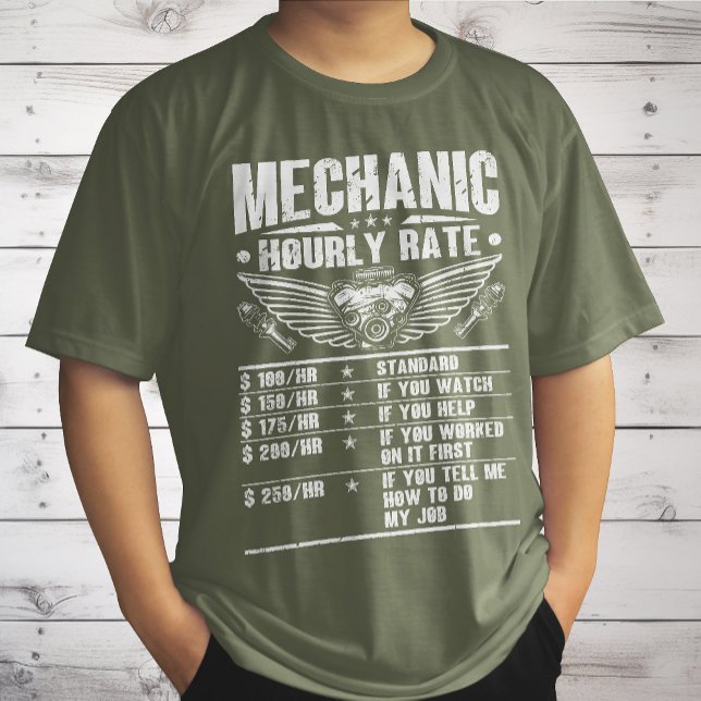 Mechanische Arbeitskräfte für Auto mit geringer St T-Shirt (Von Creator hochgeladen)