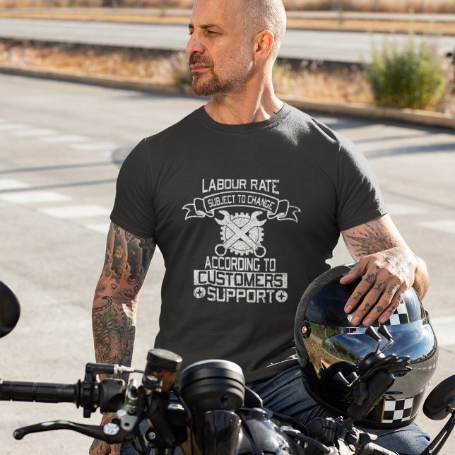 Mechanische Arbeitslosenversicherung in sonniger S T-Shirt (Von Creator hochgeladen)