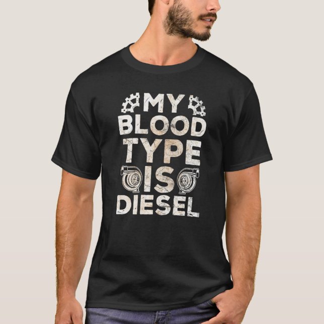 Mechanische Auto-Drehschieber-Drehschieber T-Shirt (Vorderseite)