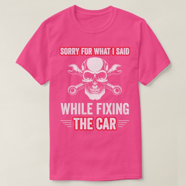 Mechanische Befestigung der Auto T-Shirt (Design vorne)