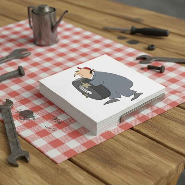 Mechanische Beförderung eines Reifenpapiers Napkin Serviette (Von Creator hochgeladen)