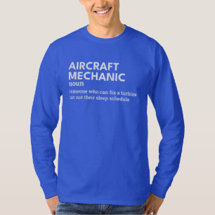 Mechanische Begriffsbestimmung für Luftfahrzeuge - T-Shirt