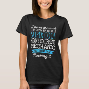 Mechanische Bewertung schwerer Ausrüstung T-Shirt