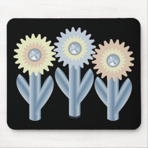 Mechanische Blume Mousepad