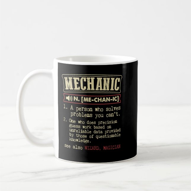 Mechanische Definition Kaffeetasse (Links)