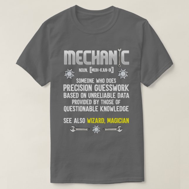 Mechanische Definition T-Shirt (Design vorne)