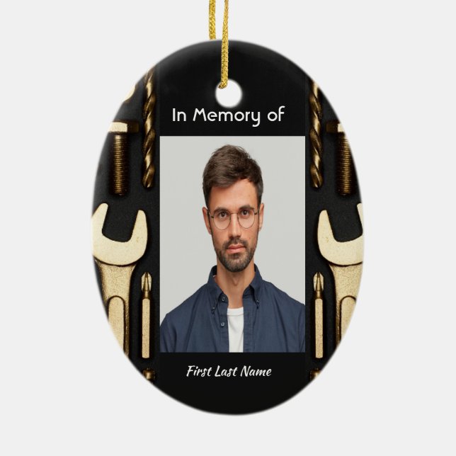 Mechanische Einrichtung für das Gebet im christlic Keramik Ornament (Hinten)