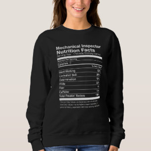 Mechanische Ernährung des Inspektors Funny Sweatshirt