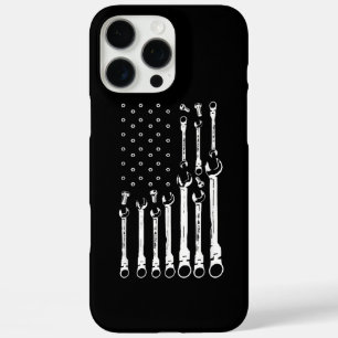 Mechanische Fahne Amerikanisches Flag Flag Mechani iPhone 16 Pro Max Hülle