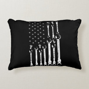 Mechanische Fahne Amerikanisches Flag Flag Mechani Dekokissen