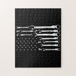 Mechanische Fahne Amerikanisches Flag Flag Mechani Puzzle