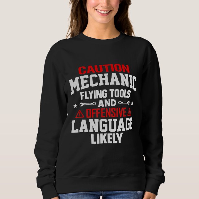 Mechanische Flugwerkzeuge Sweatshirt (Vorderseite)