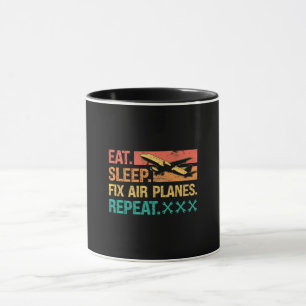 Mechanische Flugzeug zum Essen von Schlaf-Fix Tasse