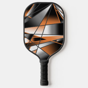 Mechanische Gestaltung der orangefarbenen Farbenfü Pickleball Schläger