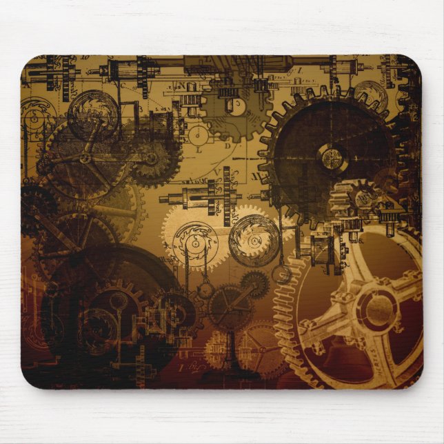 Mechanische Getriebe Mousepad (Vorne)