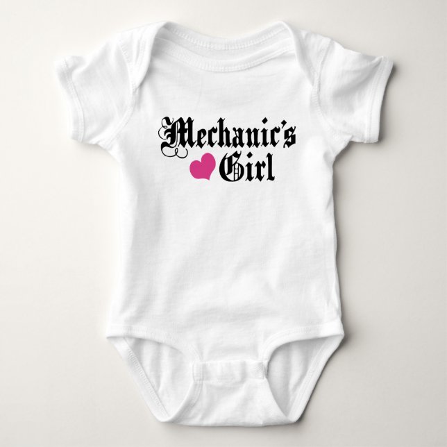 Mechanische Girl Baby Strampler (Vorderseite)