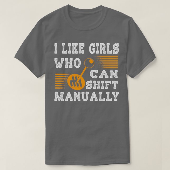 Mechanische Girl-Verschiebungen von Auto (2) T-Shirt (Design vorne)